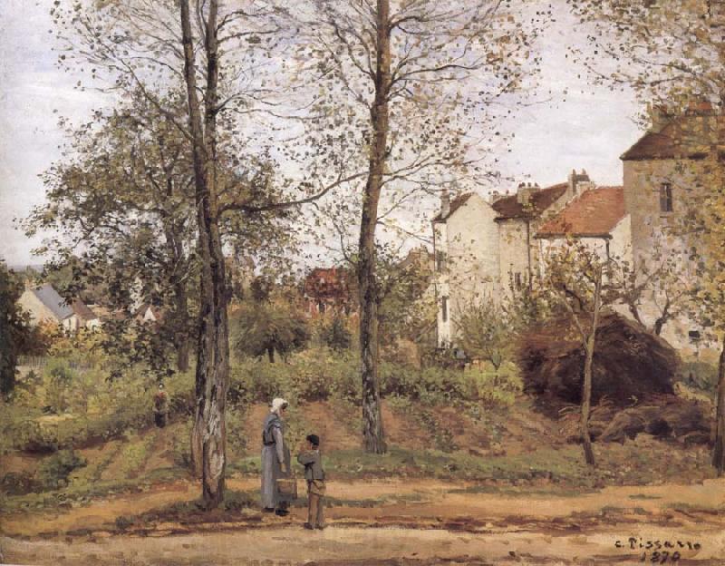 Camille Pissarro Landscape in the vicinity of Louveciennes Spain oil painting art